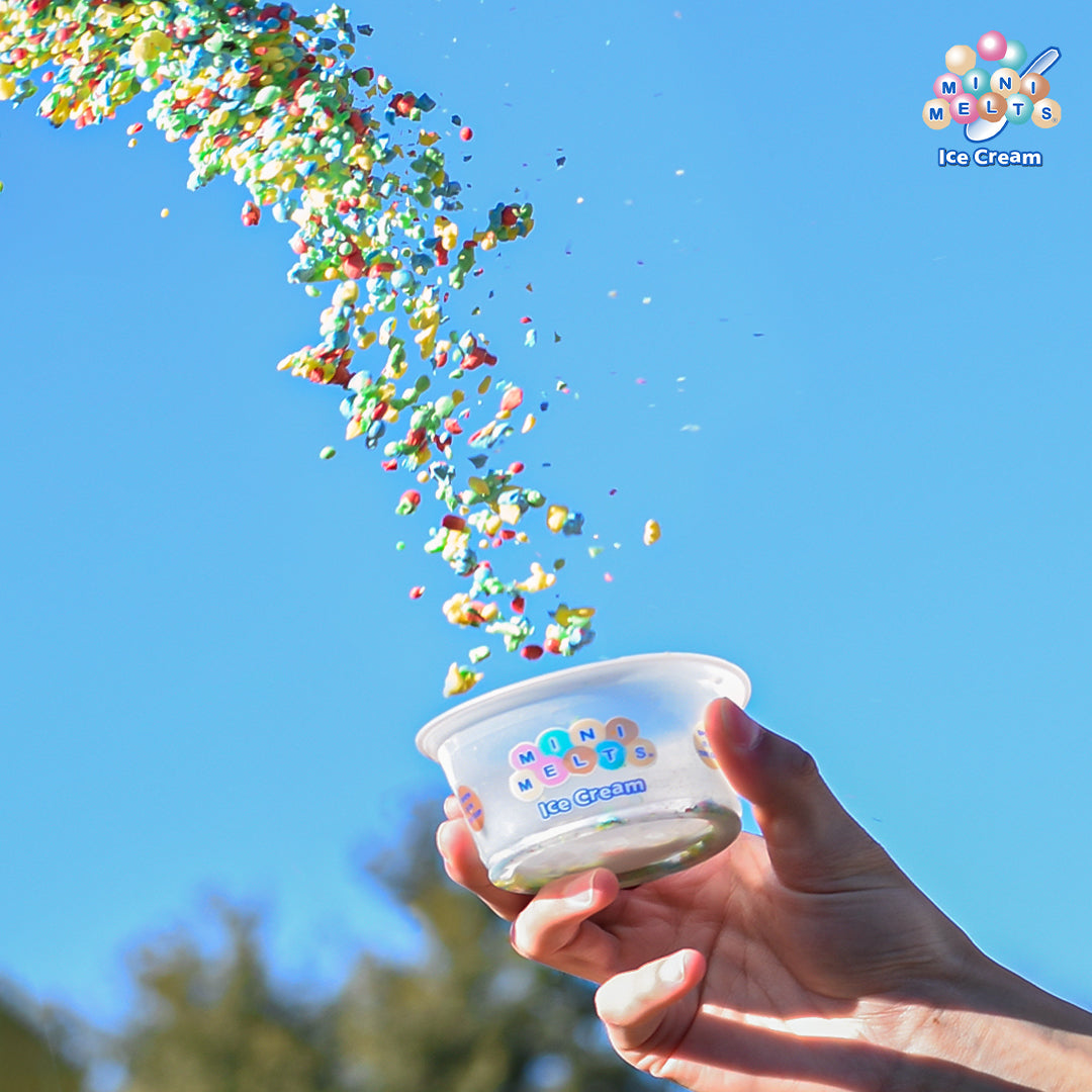 Escape the Ordinary: Dive into Mini Melts, Your Bite-Sized Blast of Summer Fun.