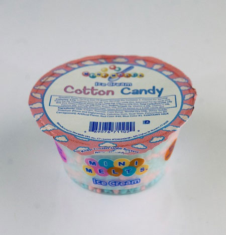 Mini Melts cotton candy cup